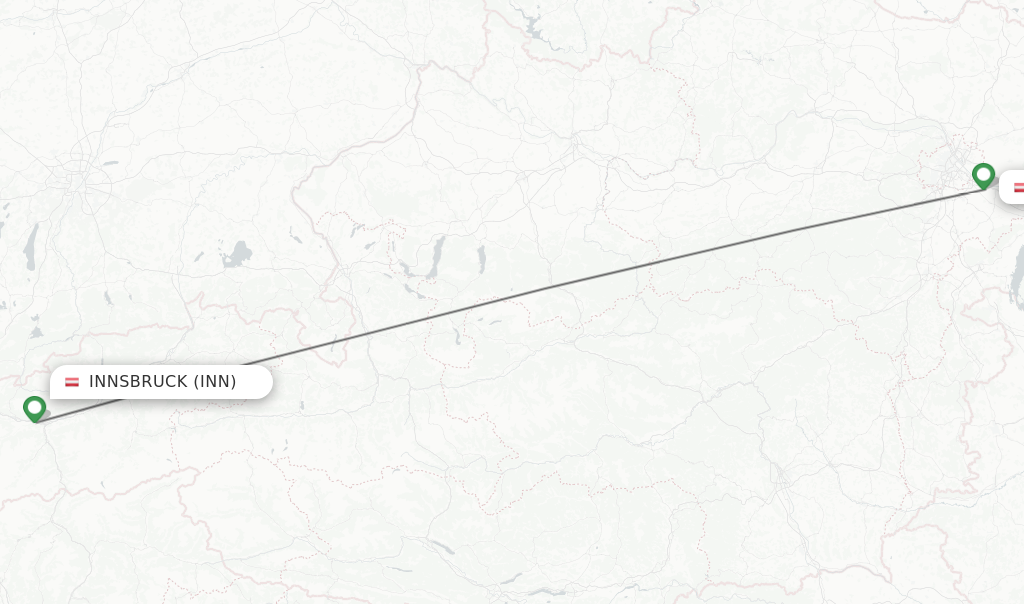 Direct Non Stop Flights From Innsbruck To Vienna Schedules   INN VIE 