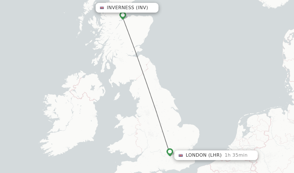 travel from inverness to london