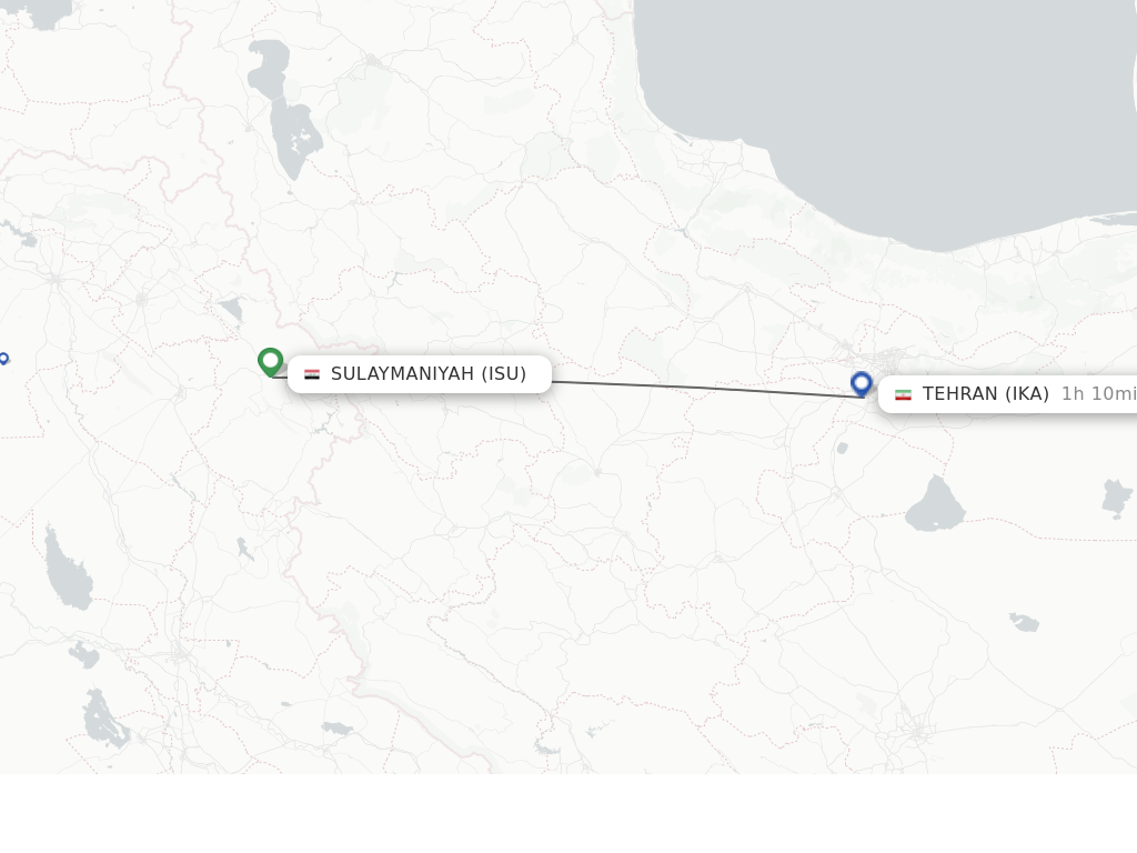 Direct (non-stop) Flights From Sulaimaniyah To Tehran - Schedules ...