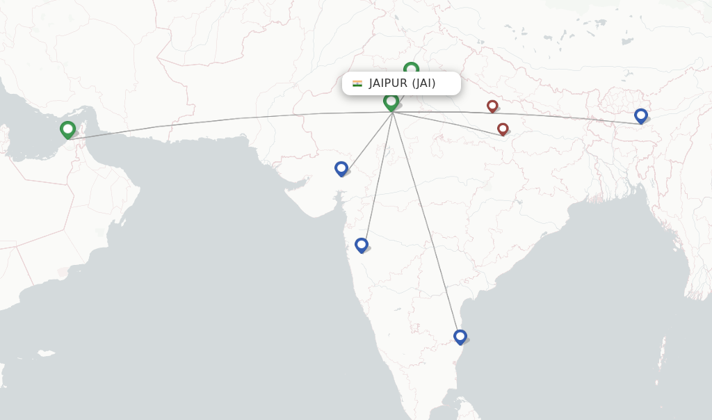 SpiceJet flights from Jaipur, JAI