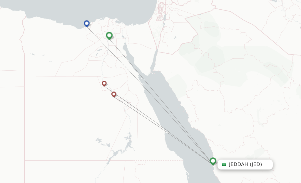 Air Cairo flights from Jeddah, JED