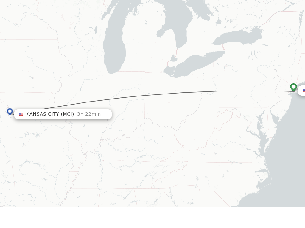 Direct non stop flights from New York to Kansas City schedules