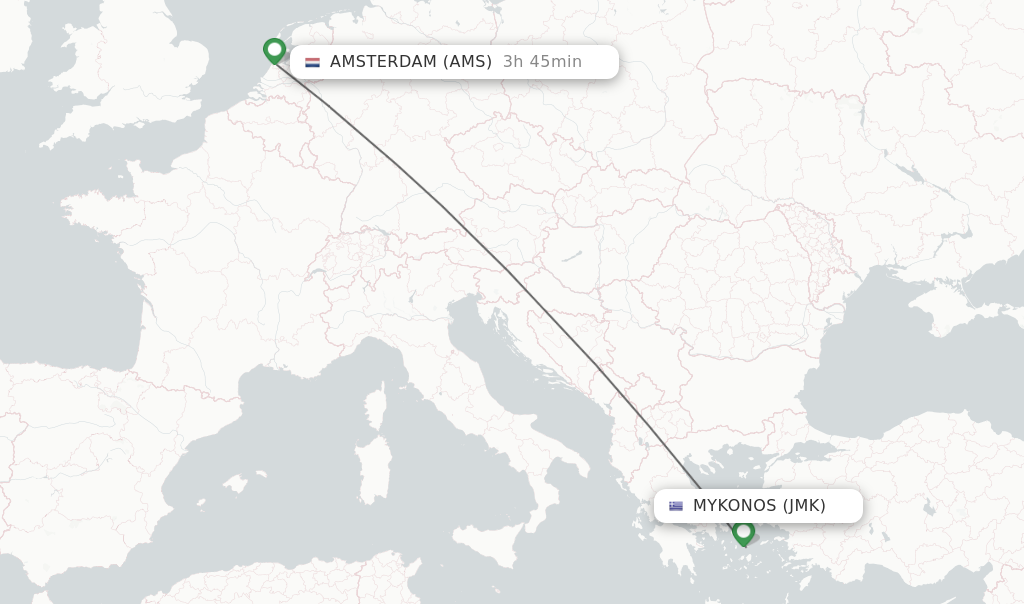 (non-stop) flights from Mykonos Amsterdam - schedules FlightsFrom.com