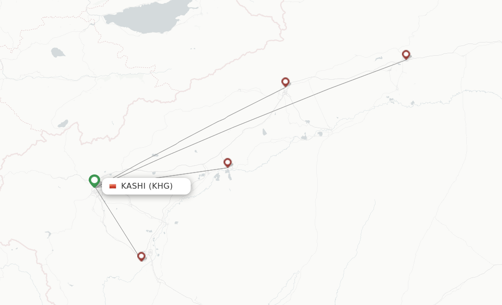 Gestair flights from Kashi, KHG - FlightsFrom.com