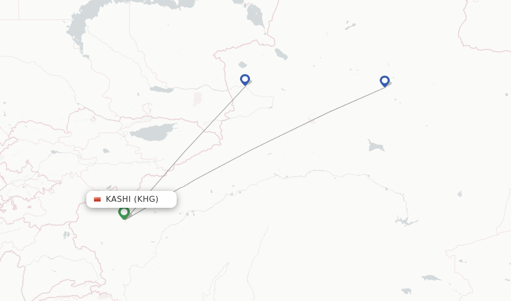 Tianjin Airlines flights from Kashi, KHG - FlightsFrom.com