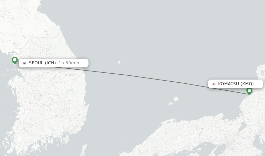 Direct Non Stop Flights From Komatsu To Seoul Schedules 3699