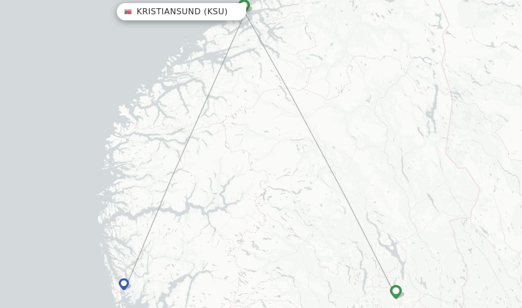 Wideroe Flights From Kristiansund, KSU - FlightsFrom.com