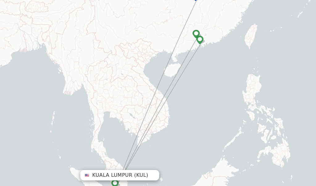 China Southern flights from Kuala Lumpur, KUL  FlightsFrom.com