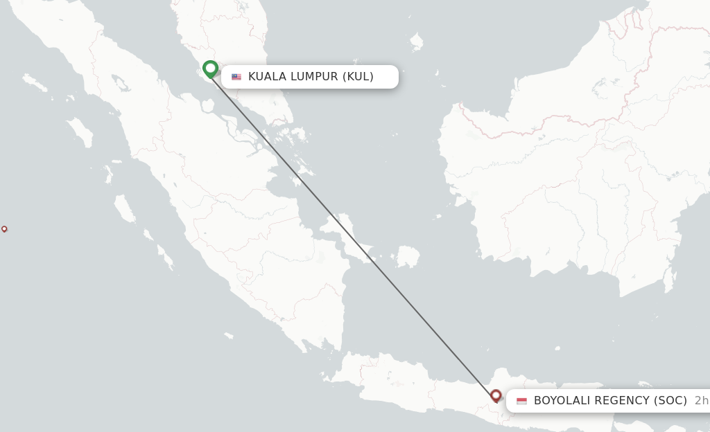 Direct Non Stop Flights From Kuala Lumpur To Surakarta Schedules 8696