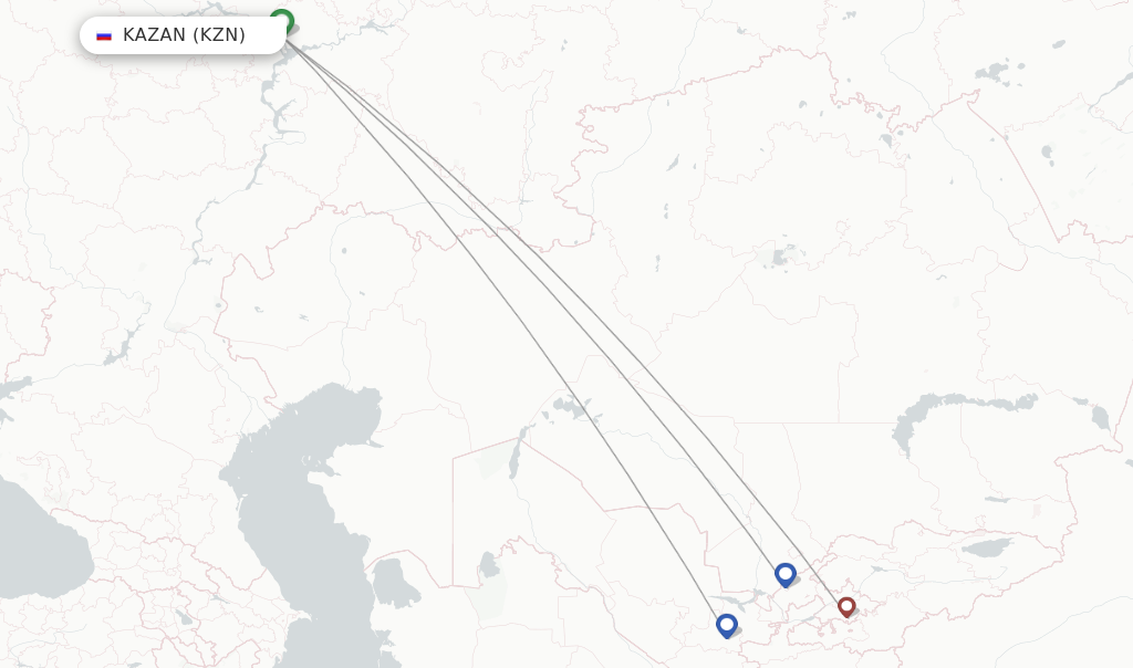 Uzbekistan Airways flights from Kazan, KZN - FlightsFrom.com