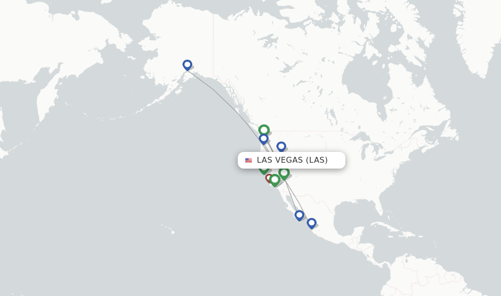 Alaska Airlines flights from Las Vegas LAS FlightsFrom