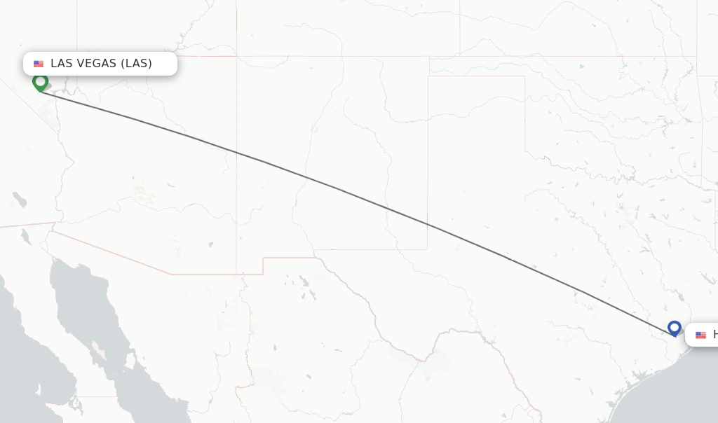 Direct non stop flights from Las Vegas to Houston schedules