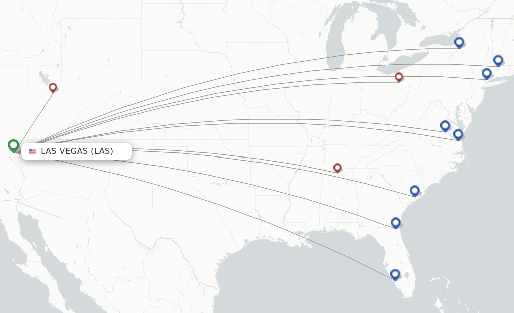 Breeze Airways flights from Las Vegas LAS FlightsFrom