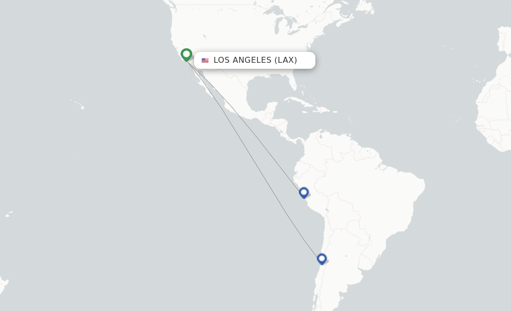 Latam Peru Route Map My XXX Hot Girl   LAX LA 