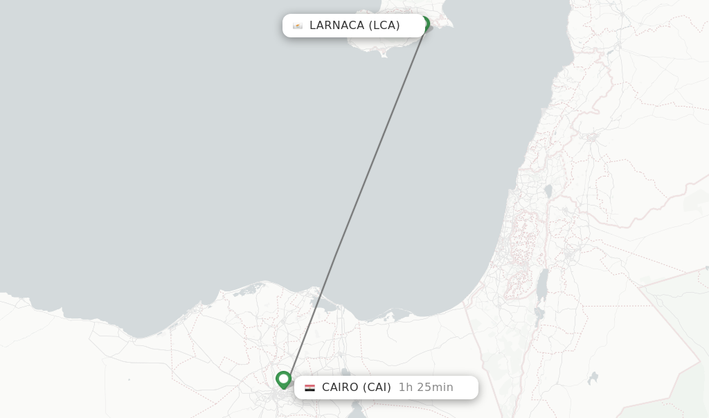 Direct (non-stop) Flights From Larnaca To Cairo - Schedules ...