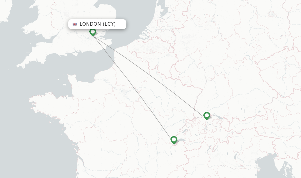 SWISS flights from London LCY FlightsFrom