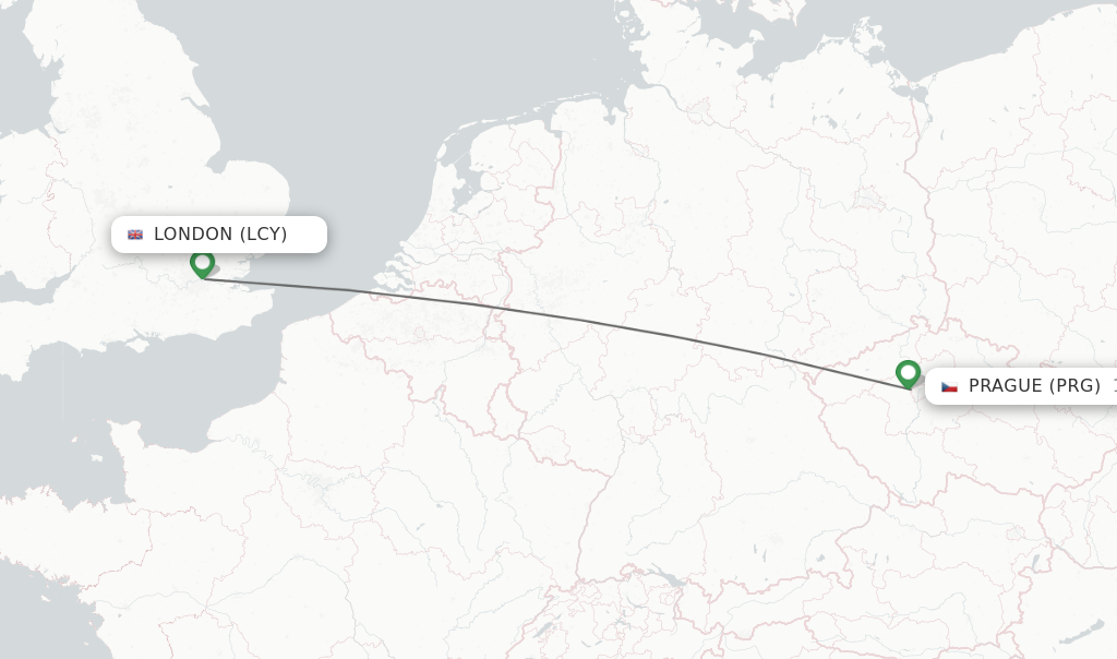 Direct non stop flights from London to Prague schedules