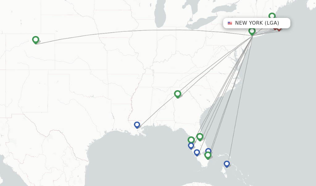 JetBlue flights from New York, LGA - FlightsFrom.com