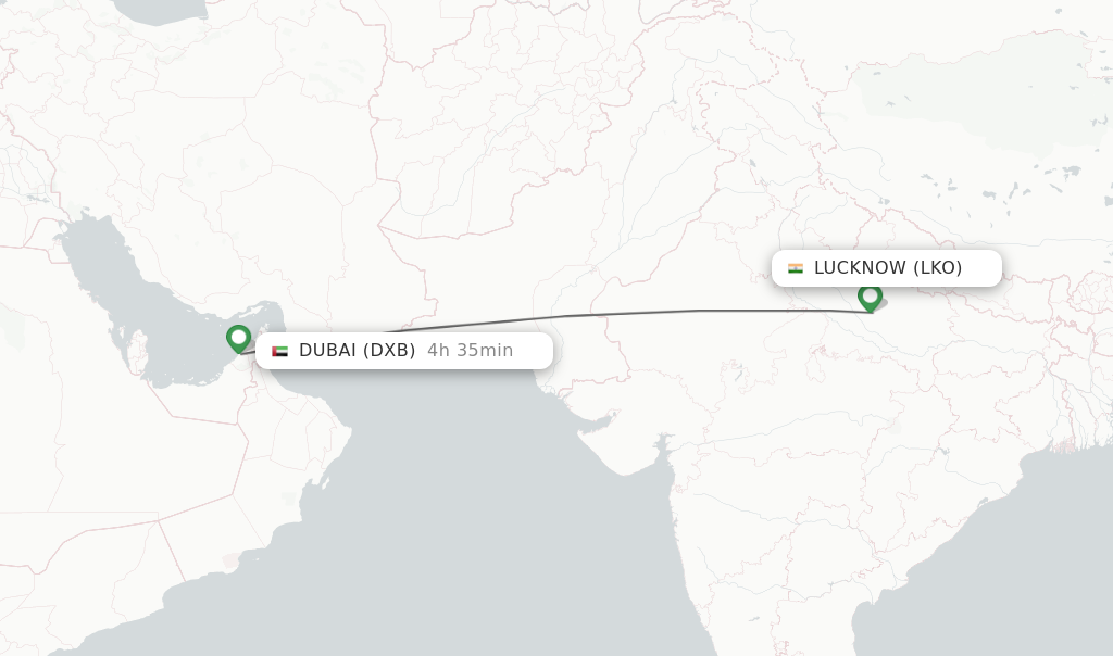 Direct (non-stop) Flights From Lucknow To Dubai - Schedules ...