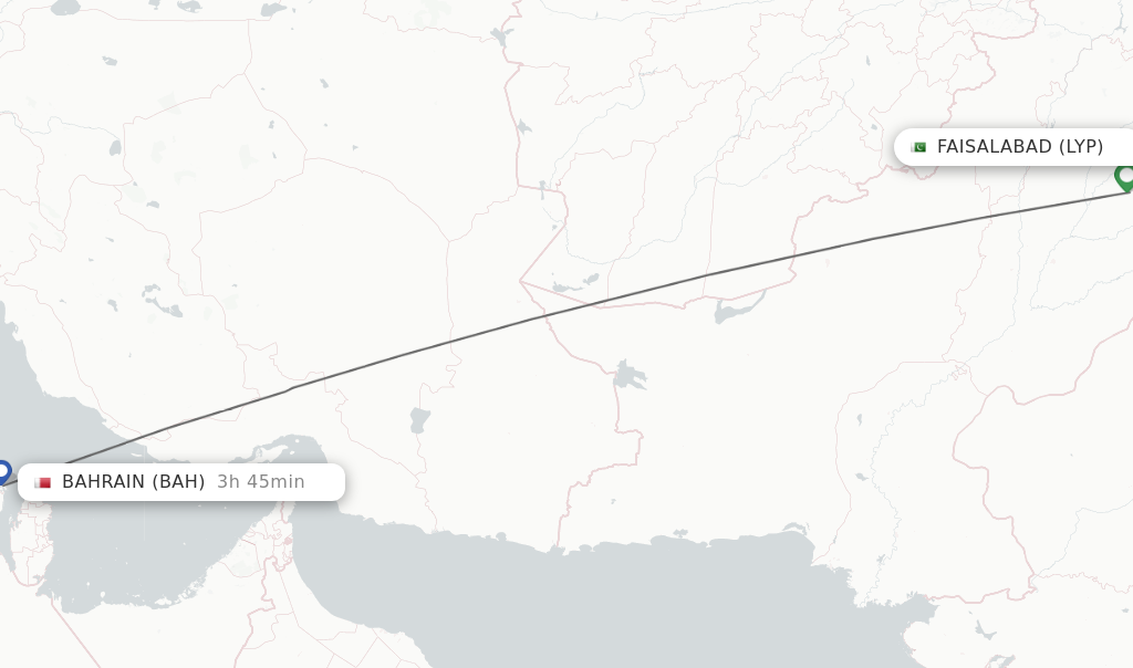 Direct Non Stop Flights From Faisalabad To Bahrain Schedules 1387