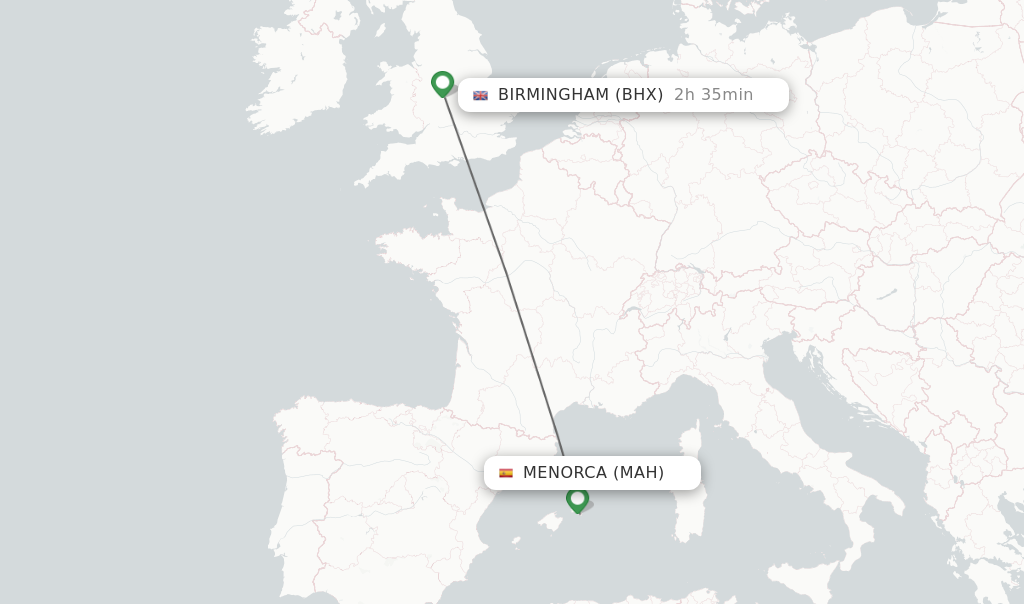 Direct Non Stop Flights From Menorca To Birmingham Schedules 6913