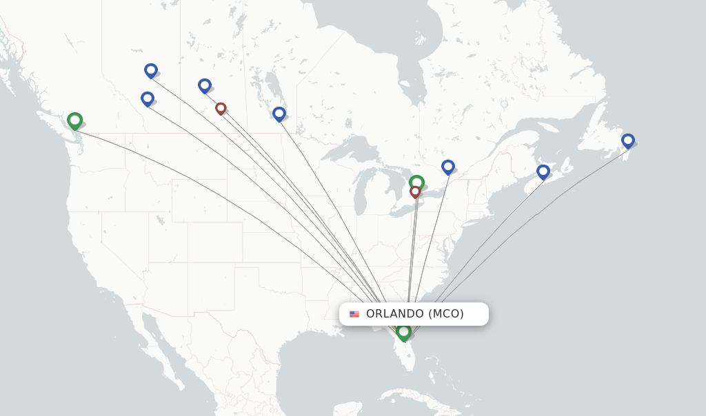 Westjet Flights From Orlando Mco