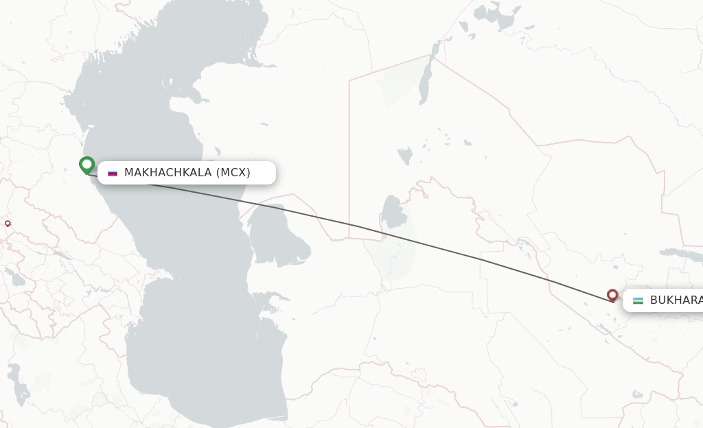 Direct (non-stop) flights from Makhachkala to Bukhara - schedules ...