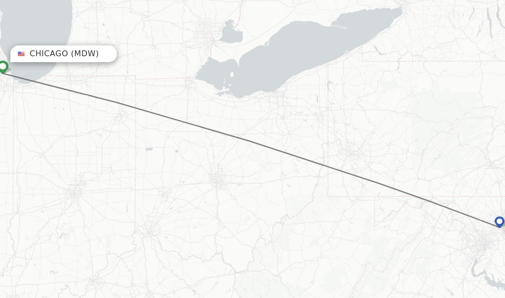 Direct non stop flights from Chicago to Baltimore schedules