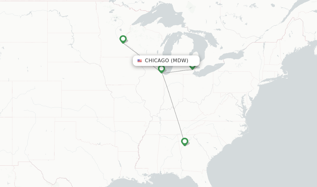 Delta Flights From Chicago MDW FlightsFrom Com   MDW DL 