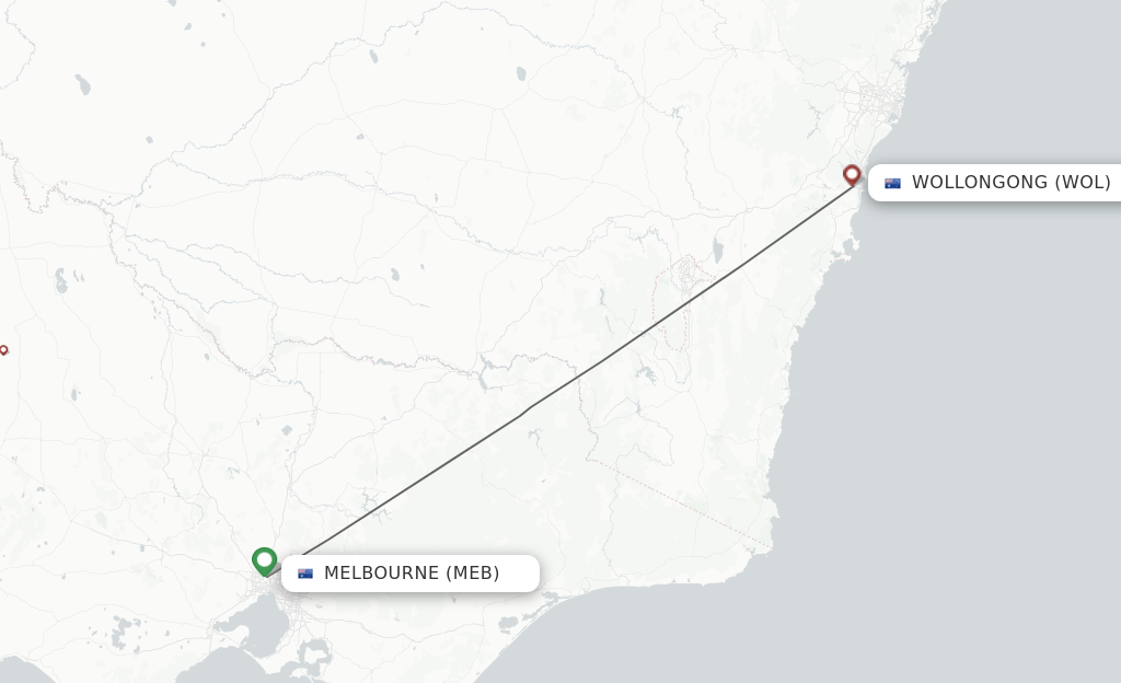 Direct Non Stop Flights From Melbourne To Wollongong Schedules 