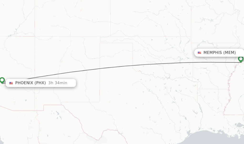 Direct non stop flights from Memphis to Phoenix schedules