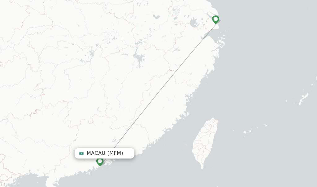 Juneyao Airlines Flights From Macau, MFM - FlightsFrom.com