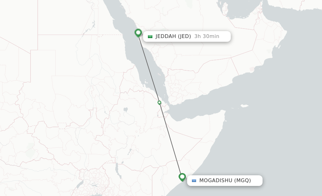 Direct Non Stop Flights From Mogadishu To Jeddah Schedules