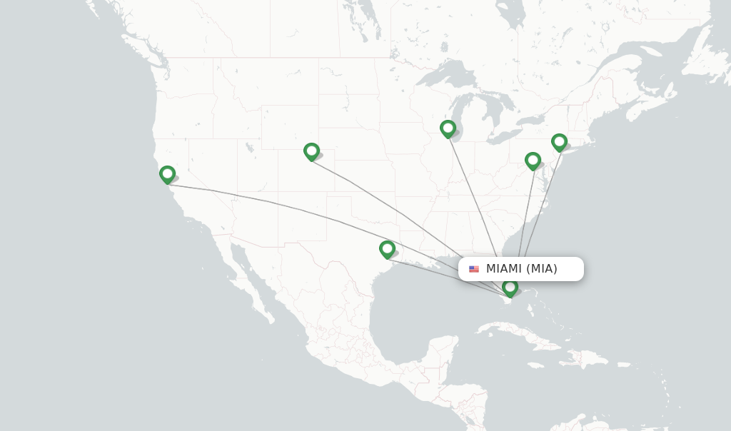 United flights from Miami MIA FlightsFrom