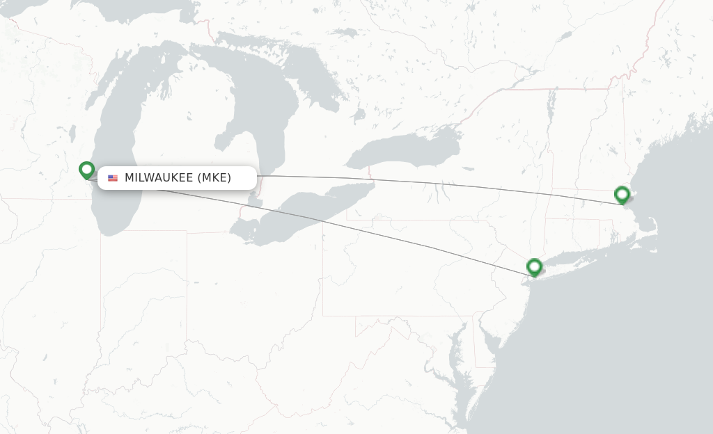 JetBlue flights from Milwaukee MKE FlightsFrom