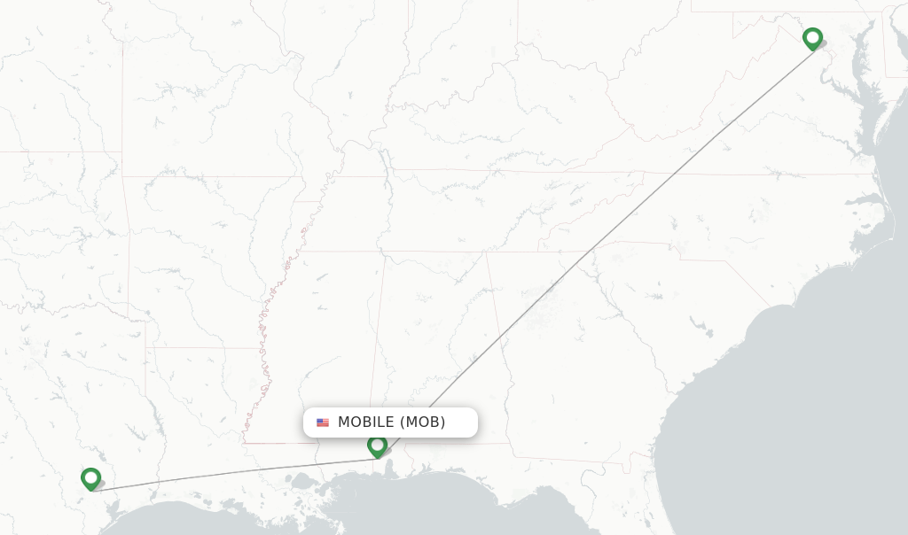 United Flights From Mobile, MOB - FlightsFrom.com