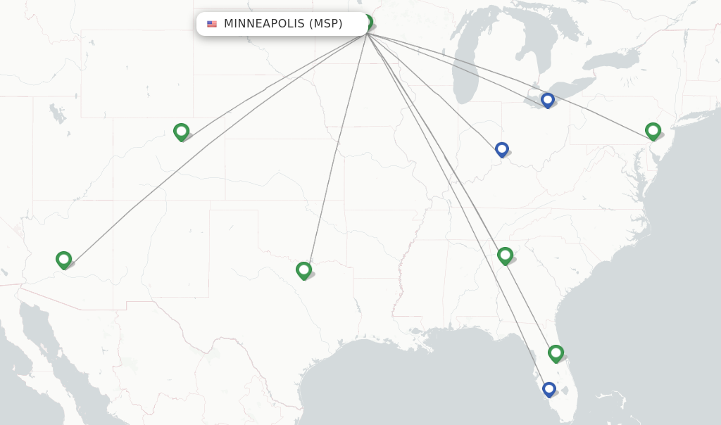 Frontier Airlines Flights From Minneapolis Msp