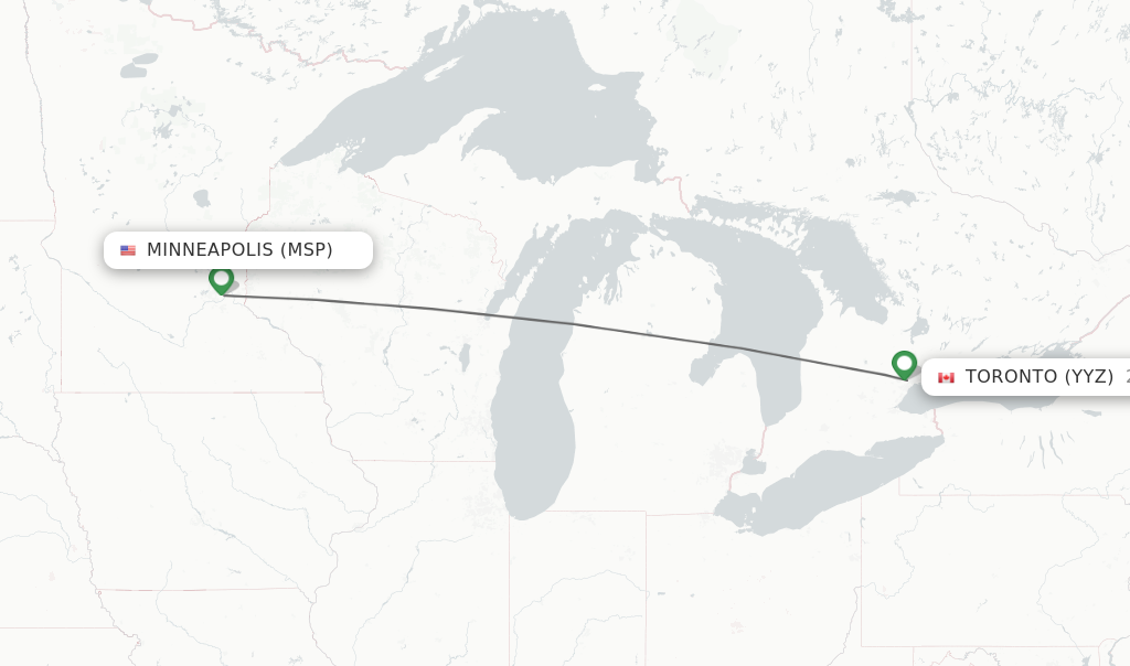 Direct Non Stop Flights From Minneapolis To Toronto Schedules