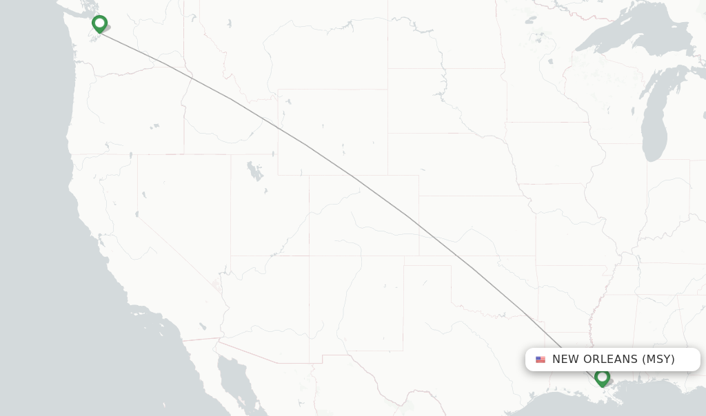 Alaska Airlines flights from New Orleans MSY FlightsFrom