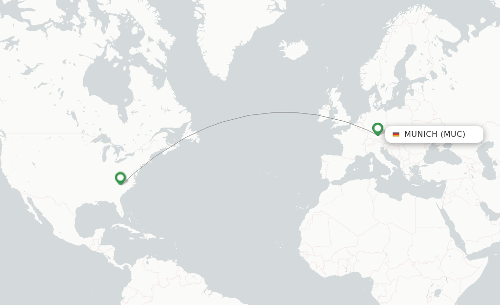 American Airlines flights from Munich, MUC 