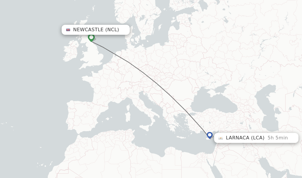 Direct Non Stop Flights From Newcastle To Larnaca Schedules 4844