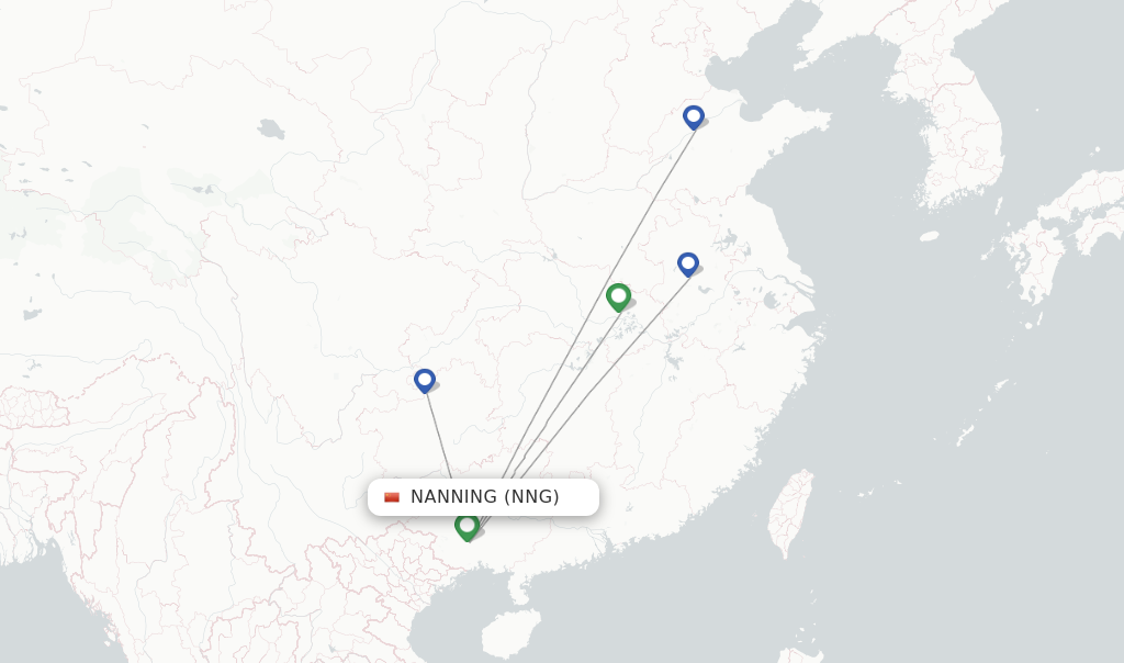 Shandong Airlines flights from Nanning, NNG - FlightsFrom.com