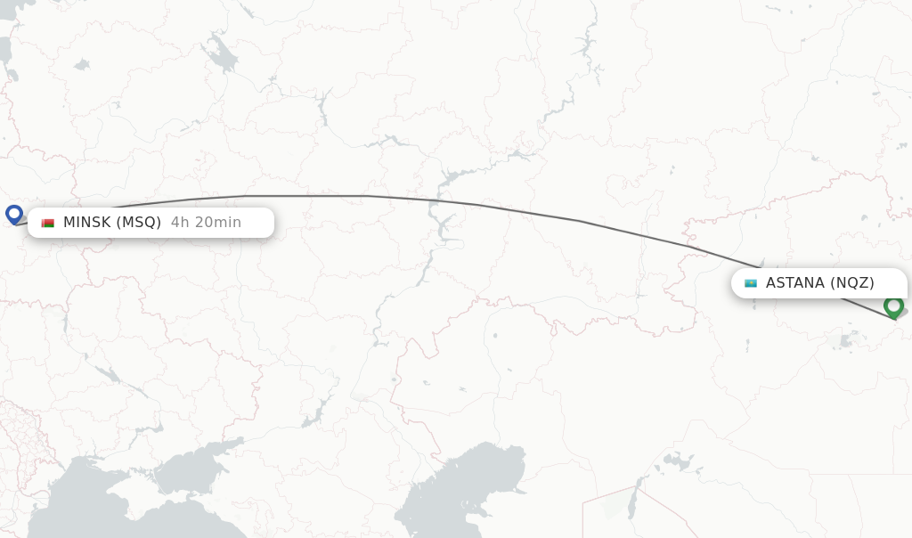 Direct Non Stop Flights From Astana To Minsk Schedules