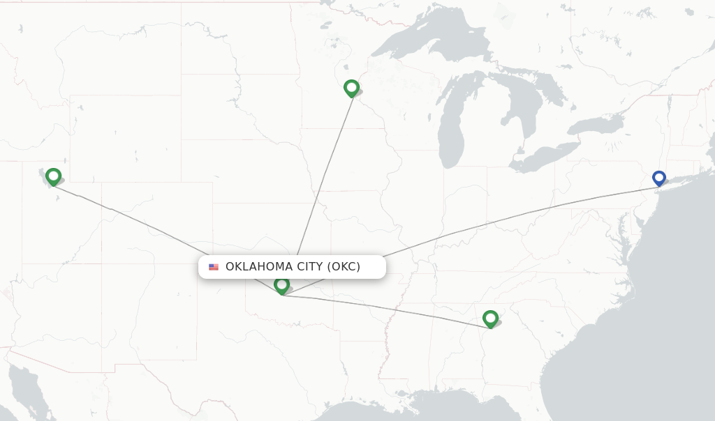 Delta flights from Oklahoma City OKC FlightsFrom