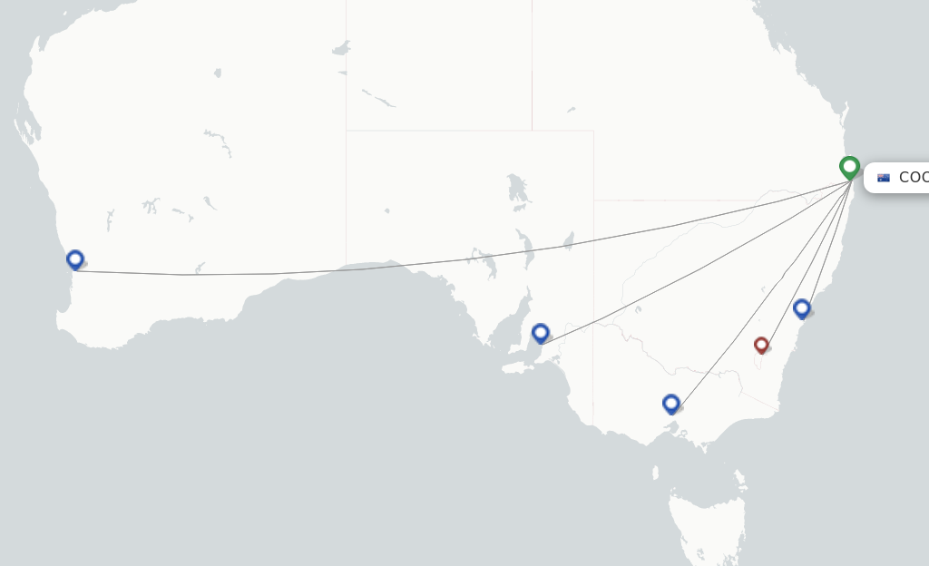 Qantas Flights From Coolangatta Gold Coast Ool 