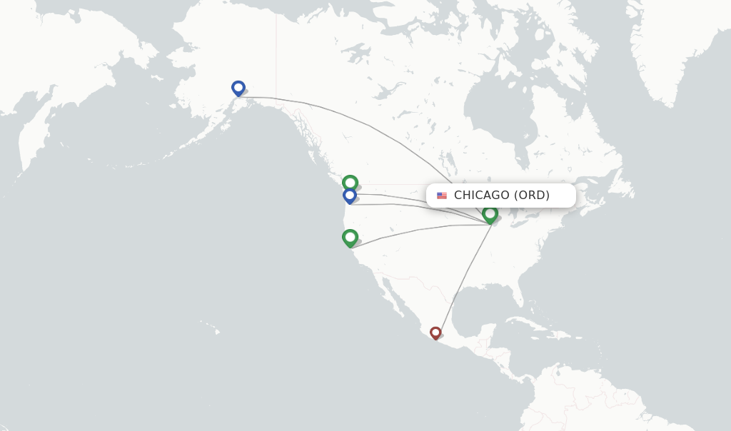 Alaska Airlines flights from Chicago ORD FlightsFrom