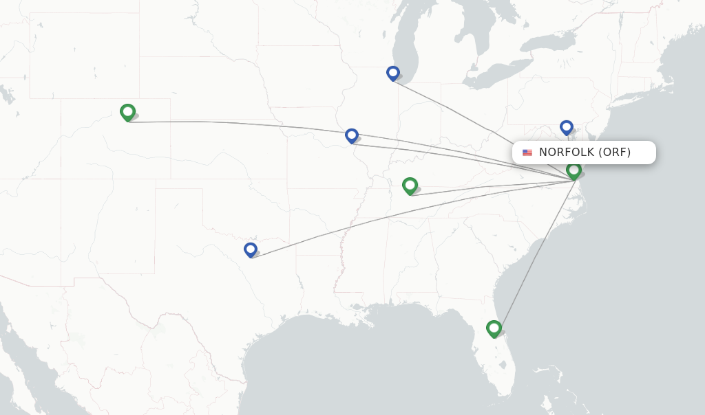 round trip flight el paso to norfolk