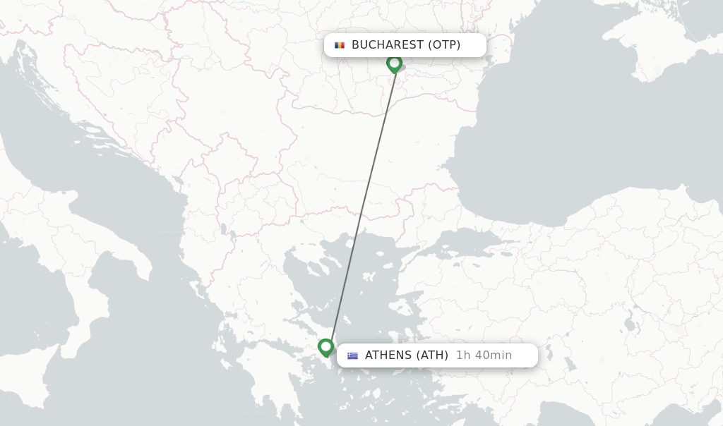 Direct (non-stop) Flights From Bucharest To Athens - Schedules ...