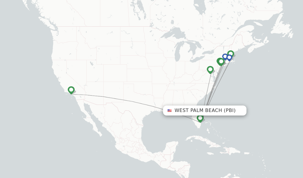 JetBlue Flights From West Palm Beach, PBI - FlightsFrom.com