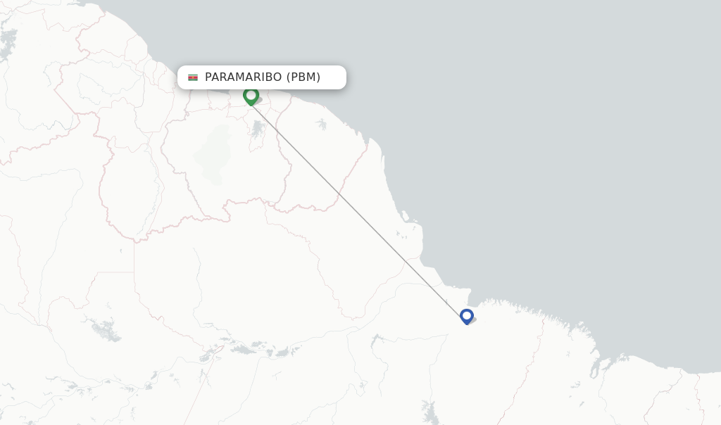 Gol flights from Paramaribo, PBM - FlightsFrom.com